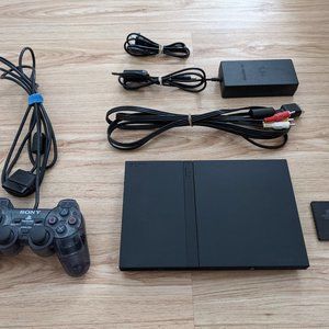 PlayStation 2 Slim (W/ Controller & Memory Card)